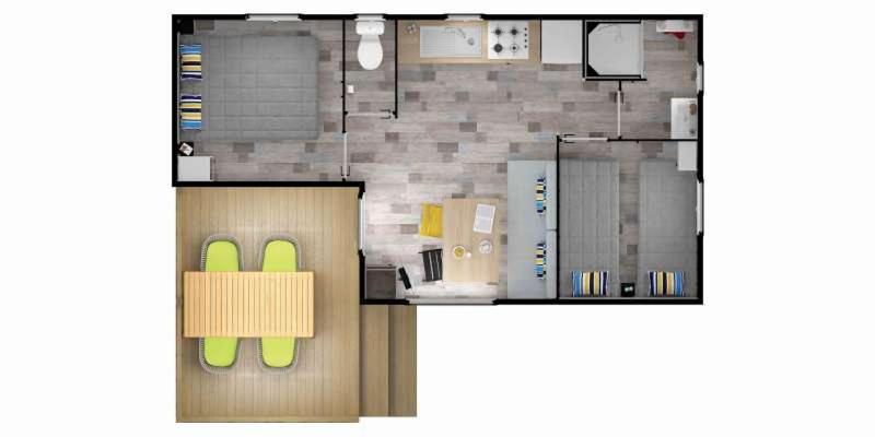 Camping Le Bois Joli Hotell Exteriör bild